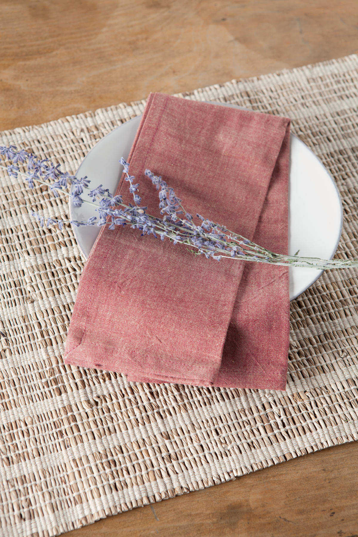 Handwoven Banana Fiber Placemats Set of 4
