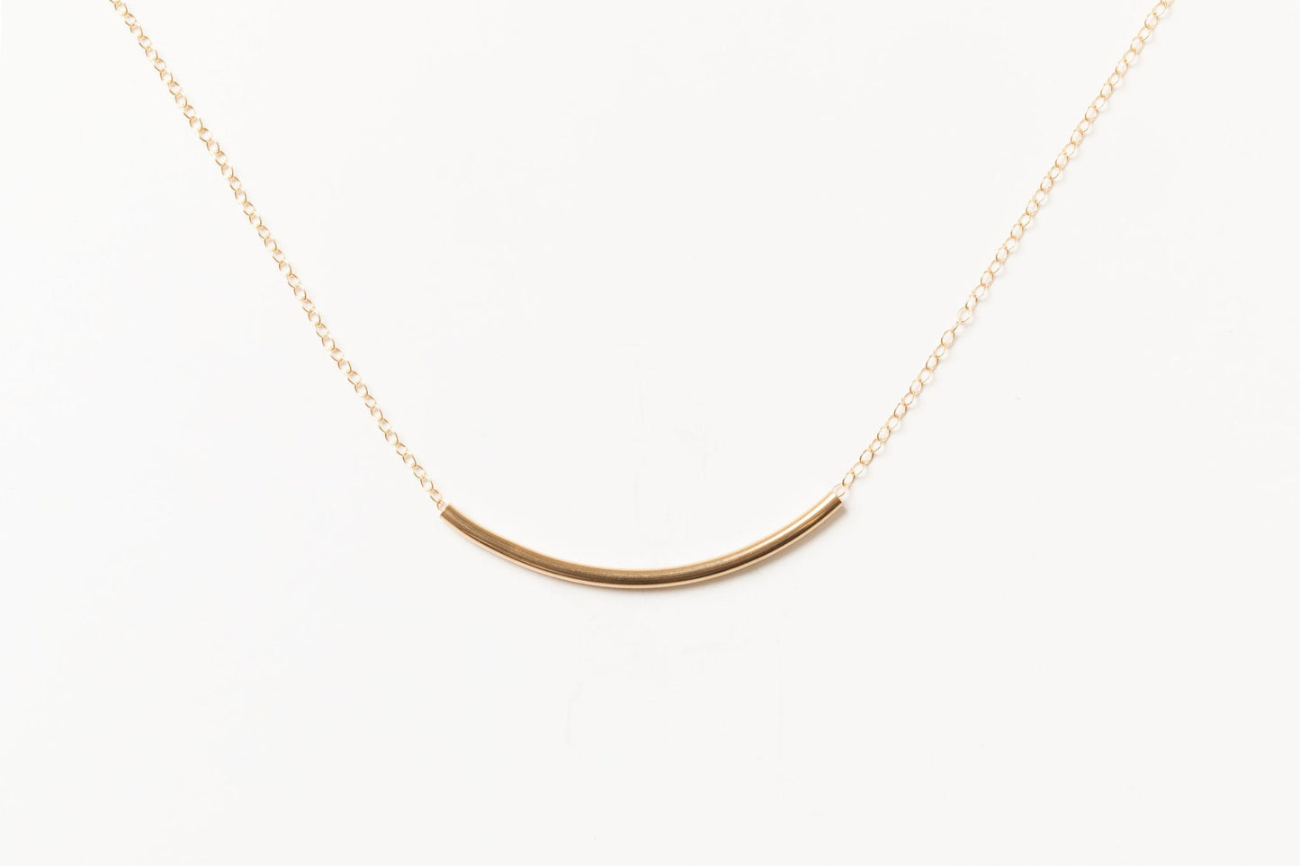 Sunset Bar Necklace | Gold Fill