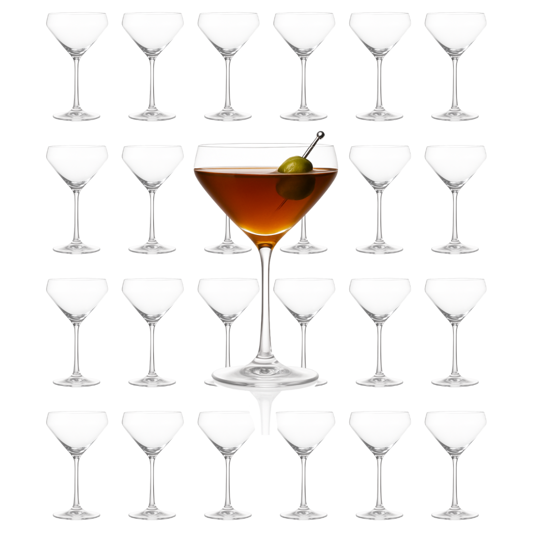 Hand Blown Martini Glass