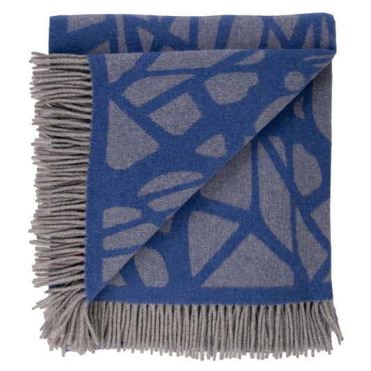 Southampton Home Monarch Merino Fleece Throw - Blue
