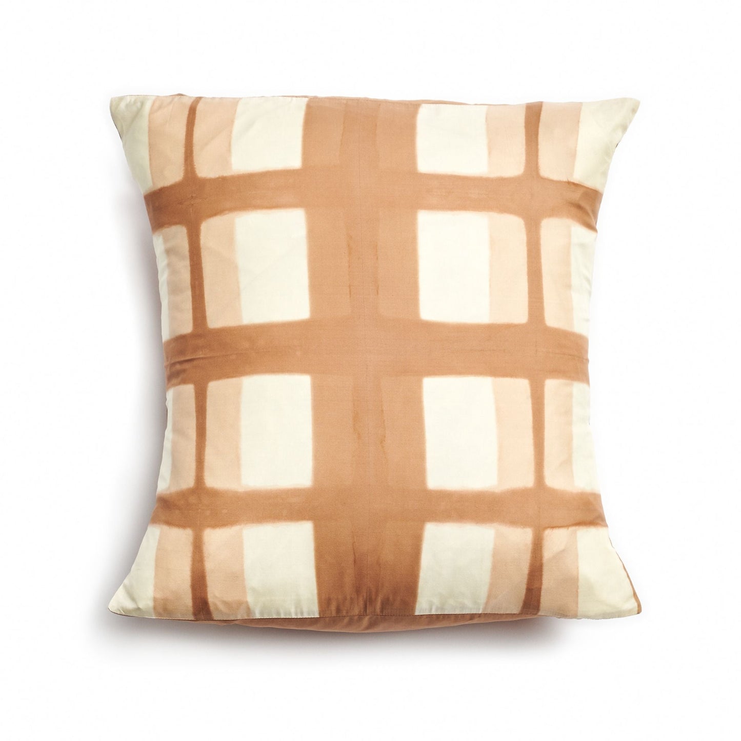 Melo Gold Hand Crafted Shibori Mulberry Silk Pillow