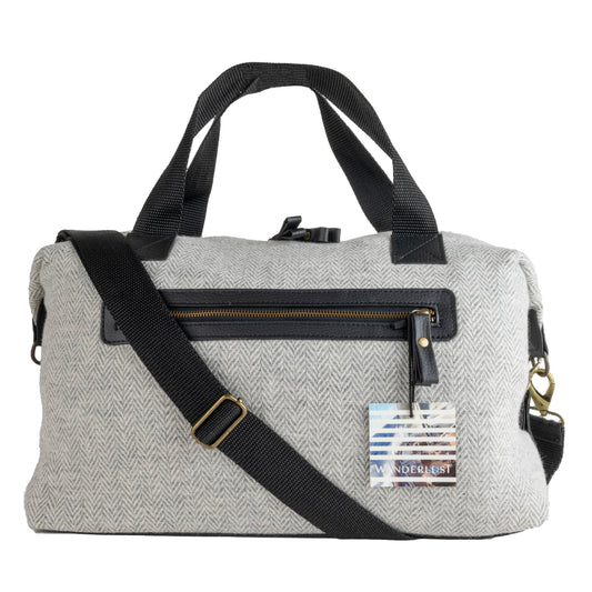 Wanderlust Highland Tweeds Weekender Bag - Silver