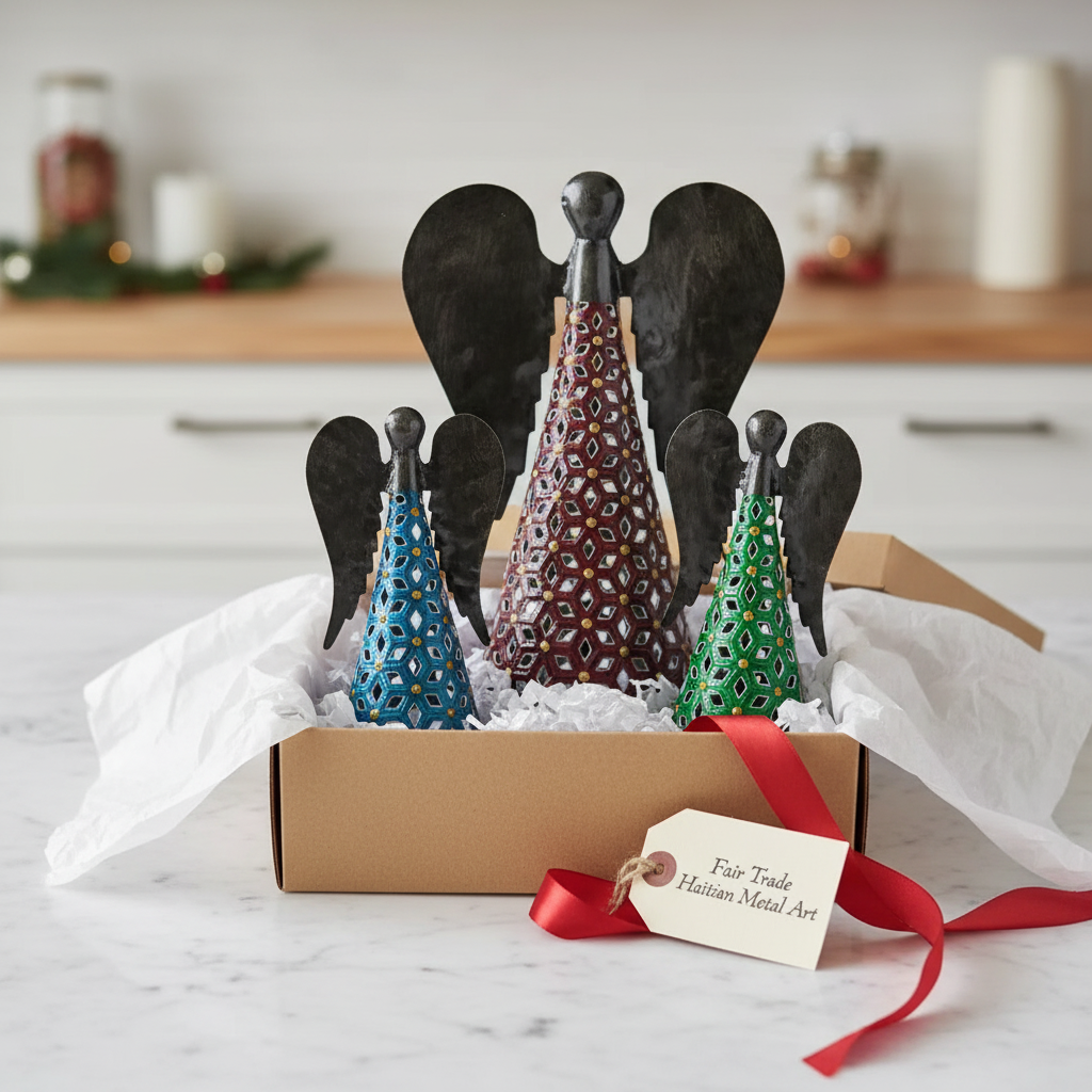 Painted Angels (Set of 3)