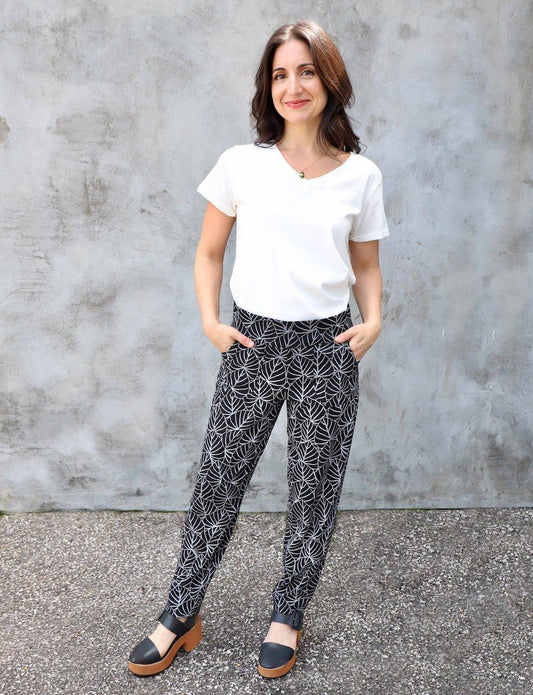 Eden Black Organic Pants