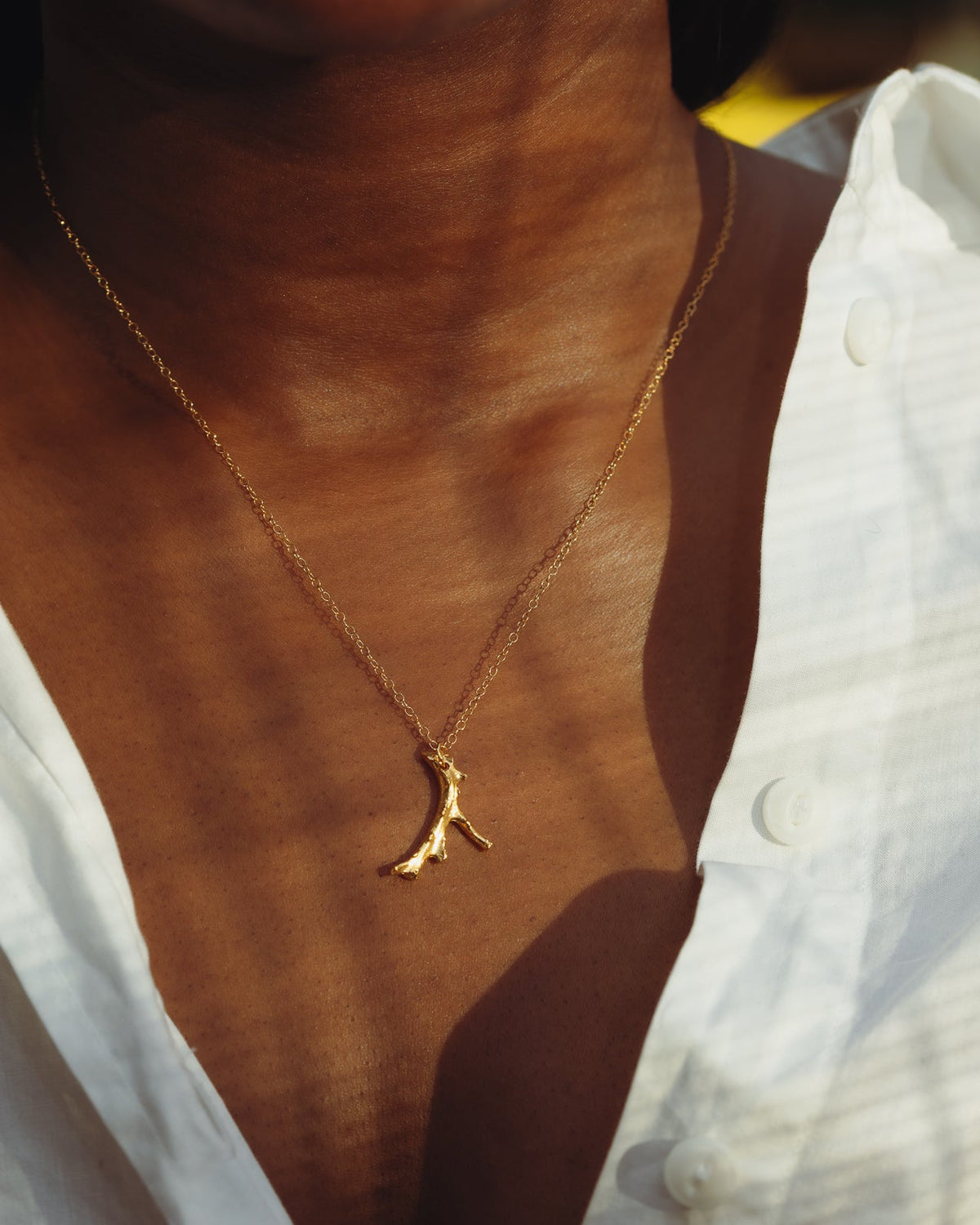 Fire of Red Coral Necklace