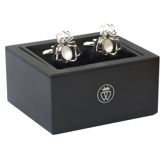Crystal Spider Cufflinks