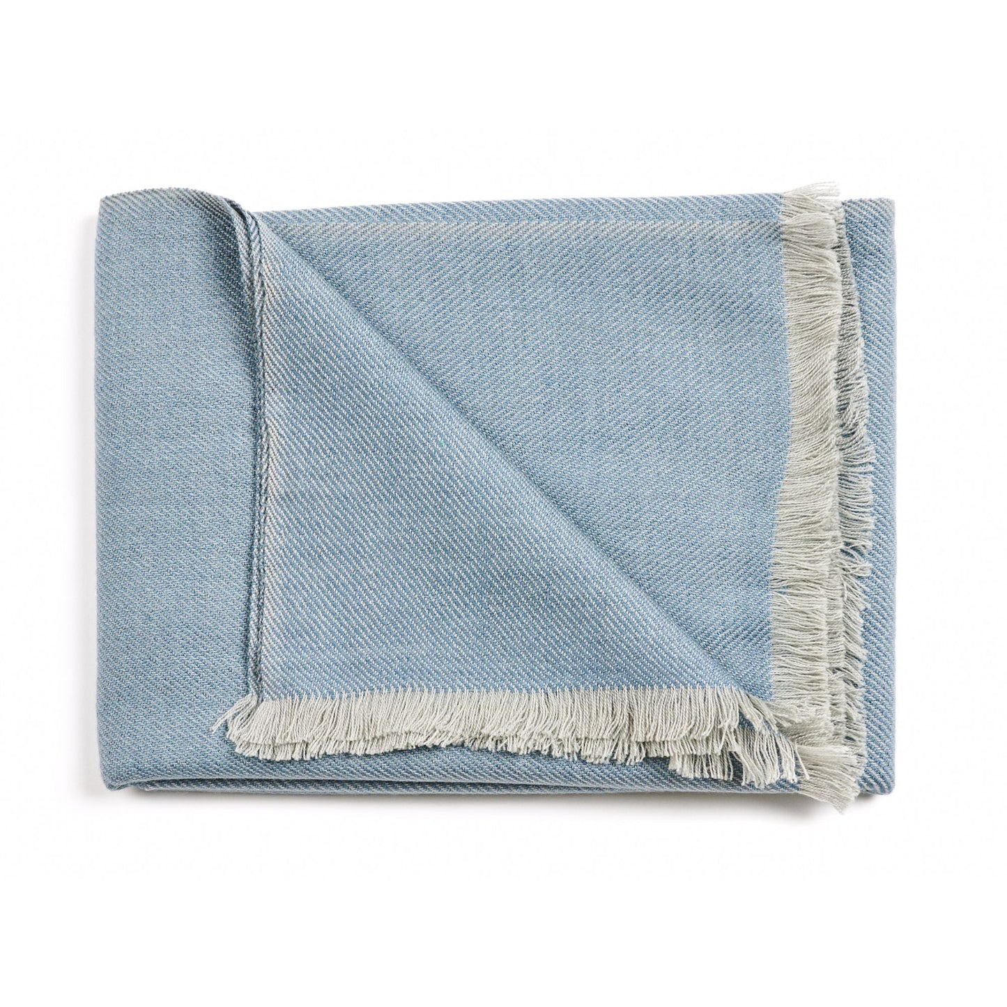 Haze Green Merino Handloom Throw