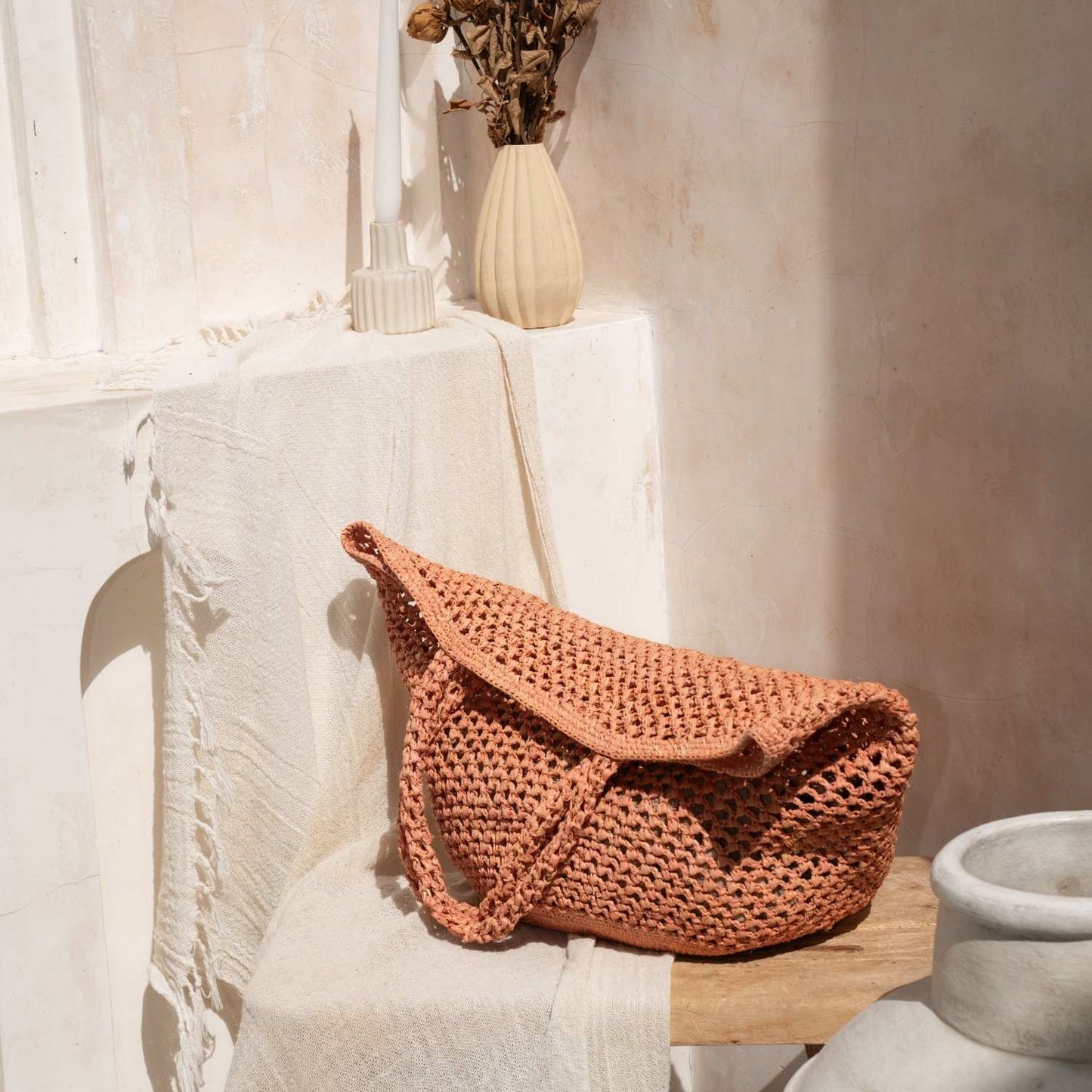 Cambia Raffia Tote Bag