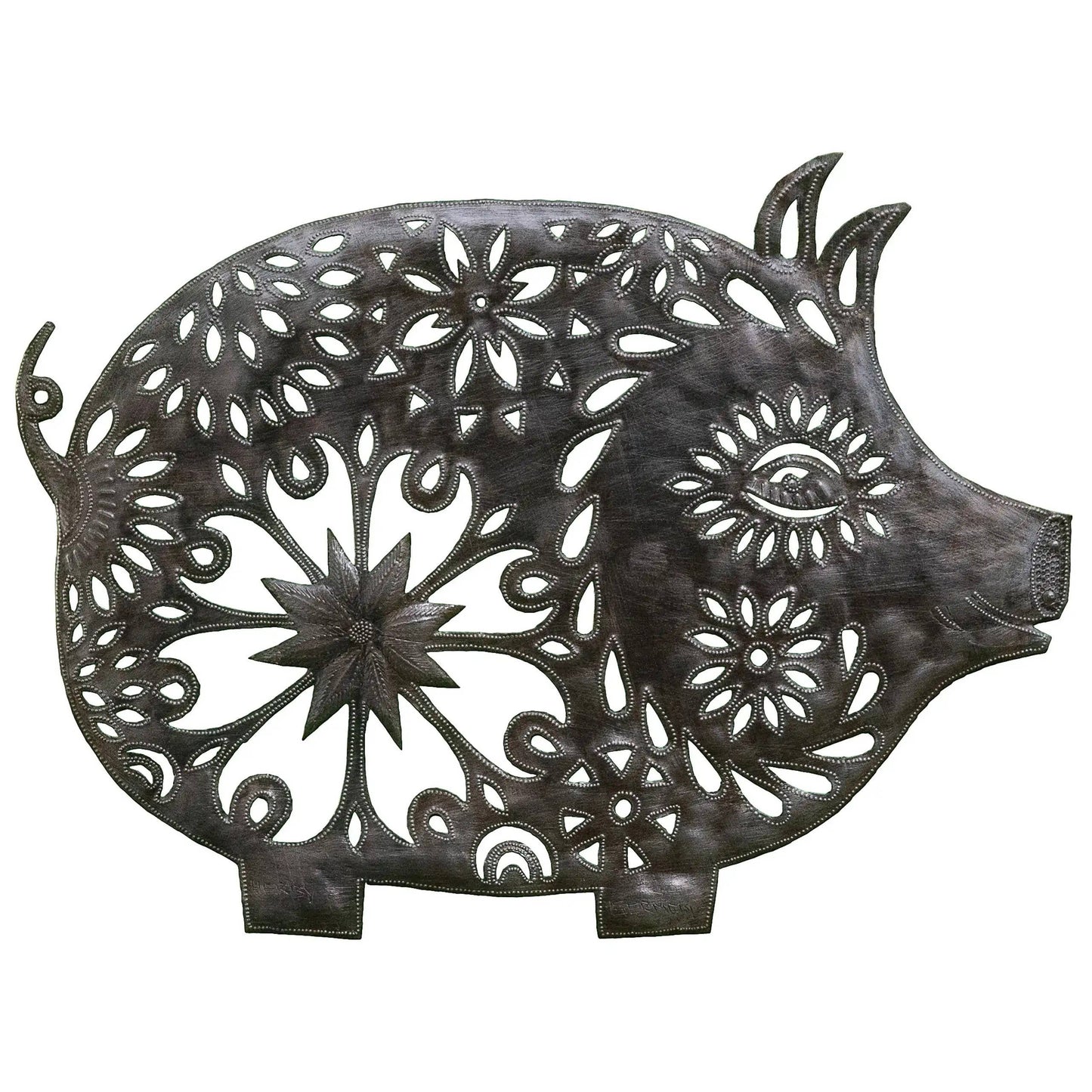 Pig, Farm Animal Wall Decor, Country Kitchen Metal Art