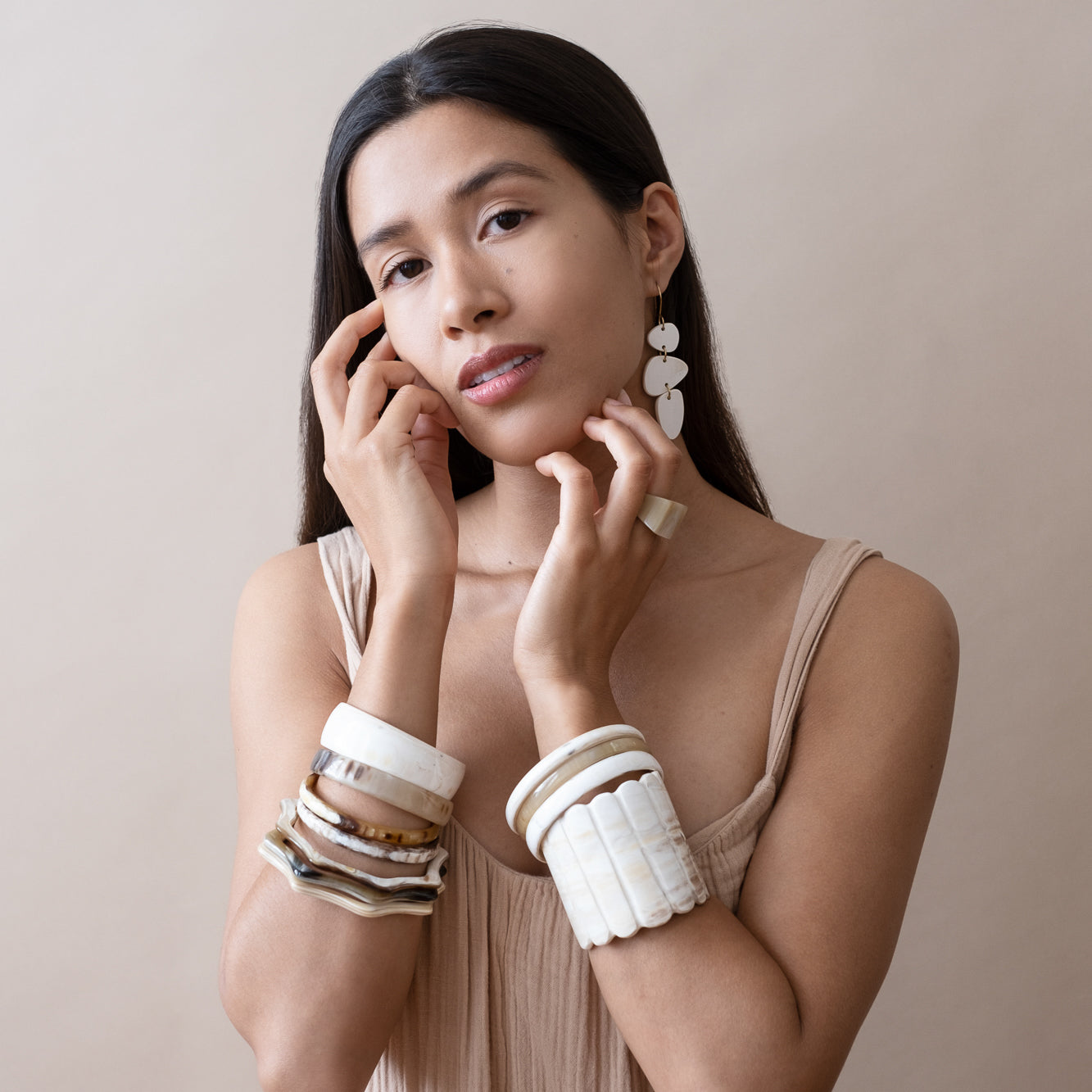 Scalloped Cuff Bracelet - SAMPLE