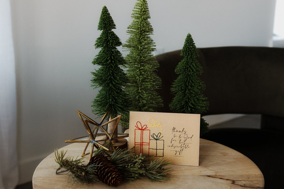 Indescribable Gift Holiday Greeting Cards