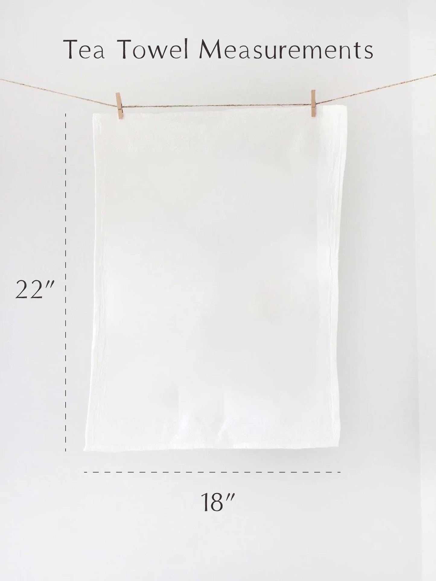 Flower Garden Tea Towel