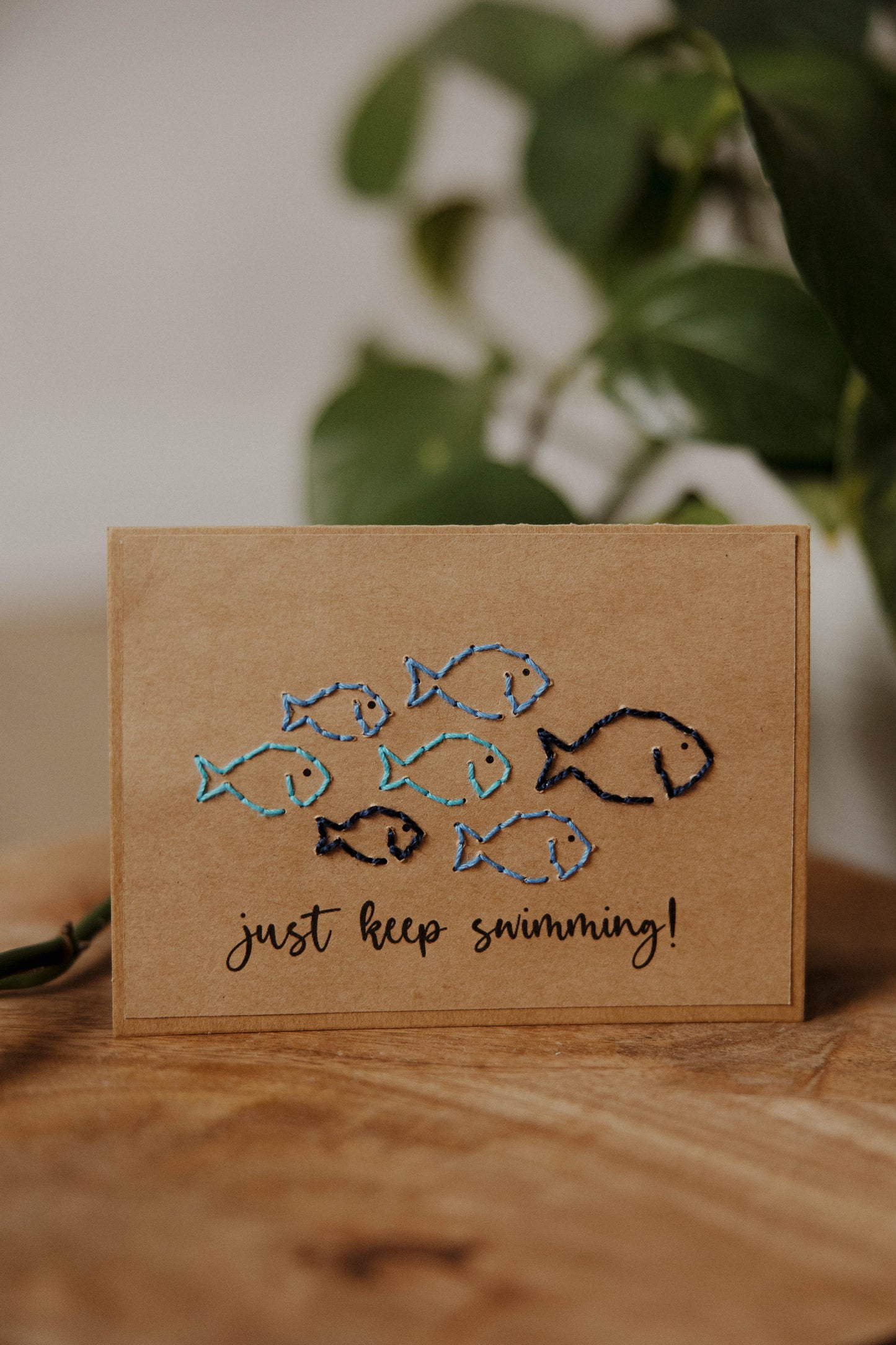 Just Keep Swimming Greeting Card