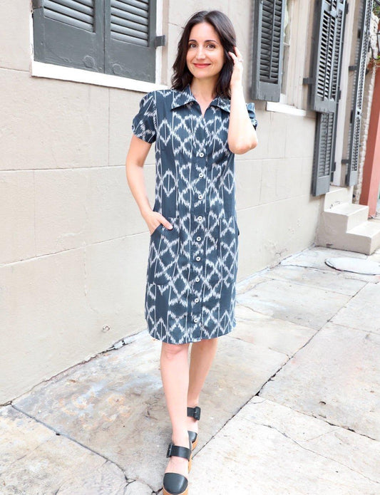 Laila Organic Button Dress