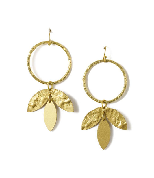 Aamani Vine Hoop Earring