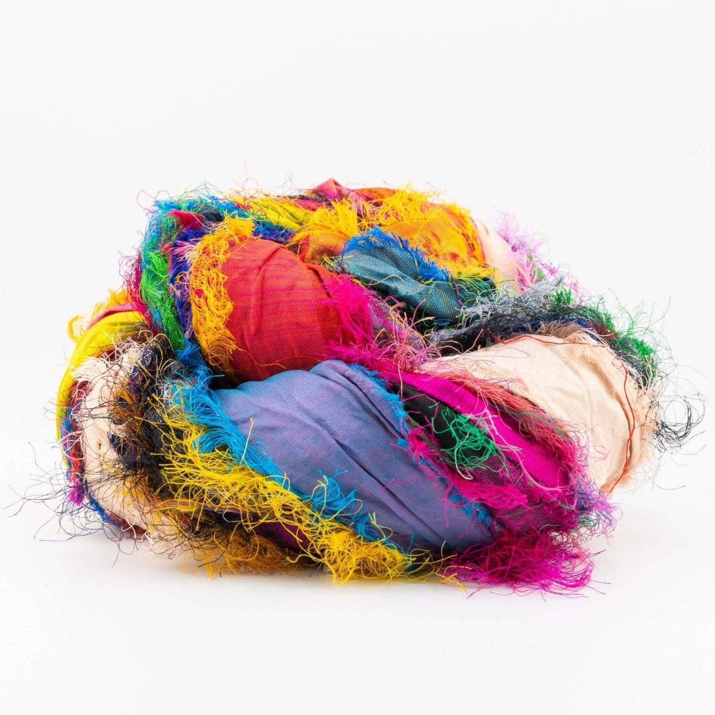 "Nicole's Favorite Ribbon" Recycled Sari Silk "Tibet Jewels"- Perfect for Crafting, Gift Wrap & More