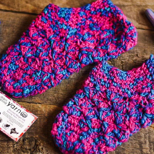 Silk Mer-Slippers Crochet Kit