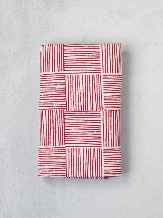 Table Runner - Stripe, Red