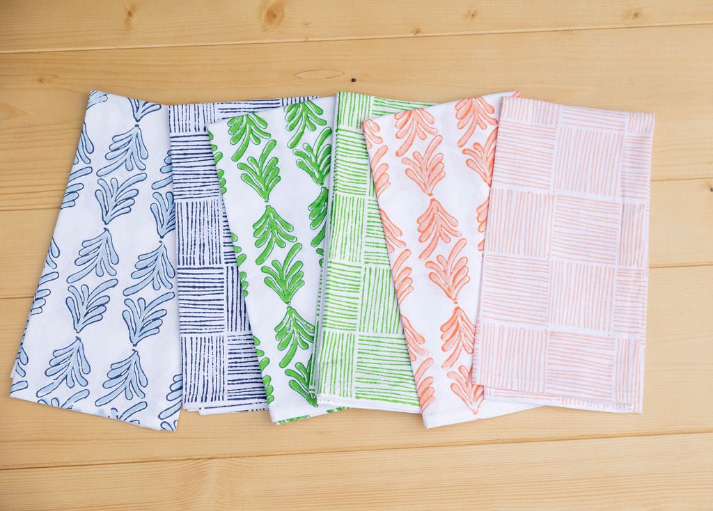 Tea Towel - Palmetto, Evergreen & Vine