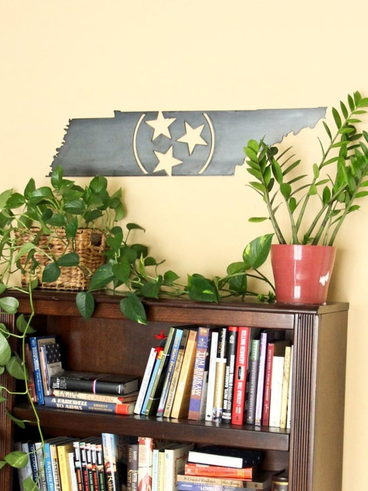 Tennessee Tri-Star Metal Art