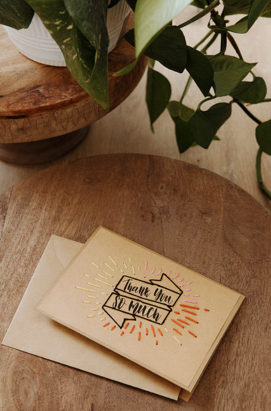 Thank You So Much Greeting Cards