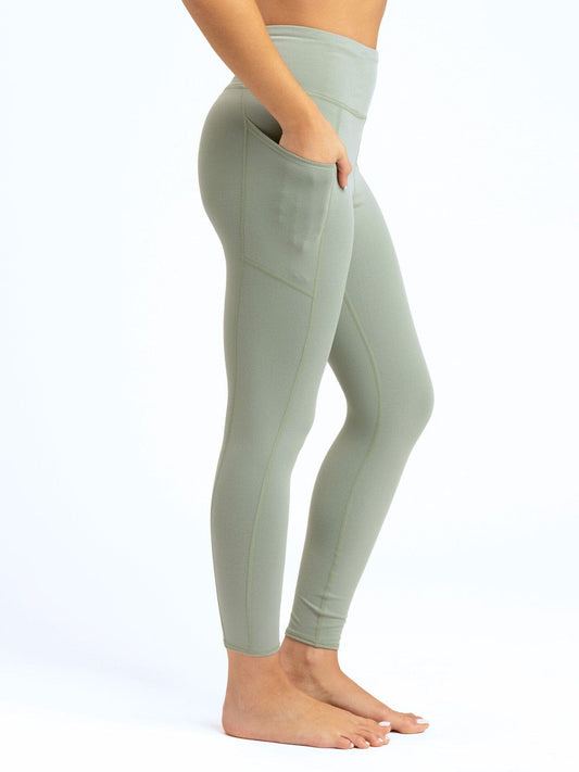 Comfort Fit Ankle Length Pocket Legging