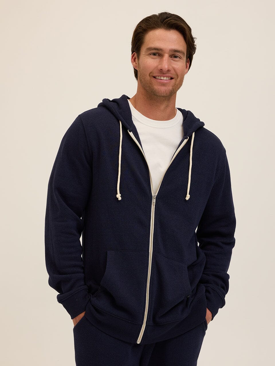 Men's Core Triblend Fleece Zip Hoodie