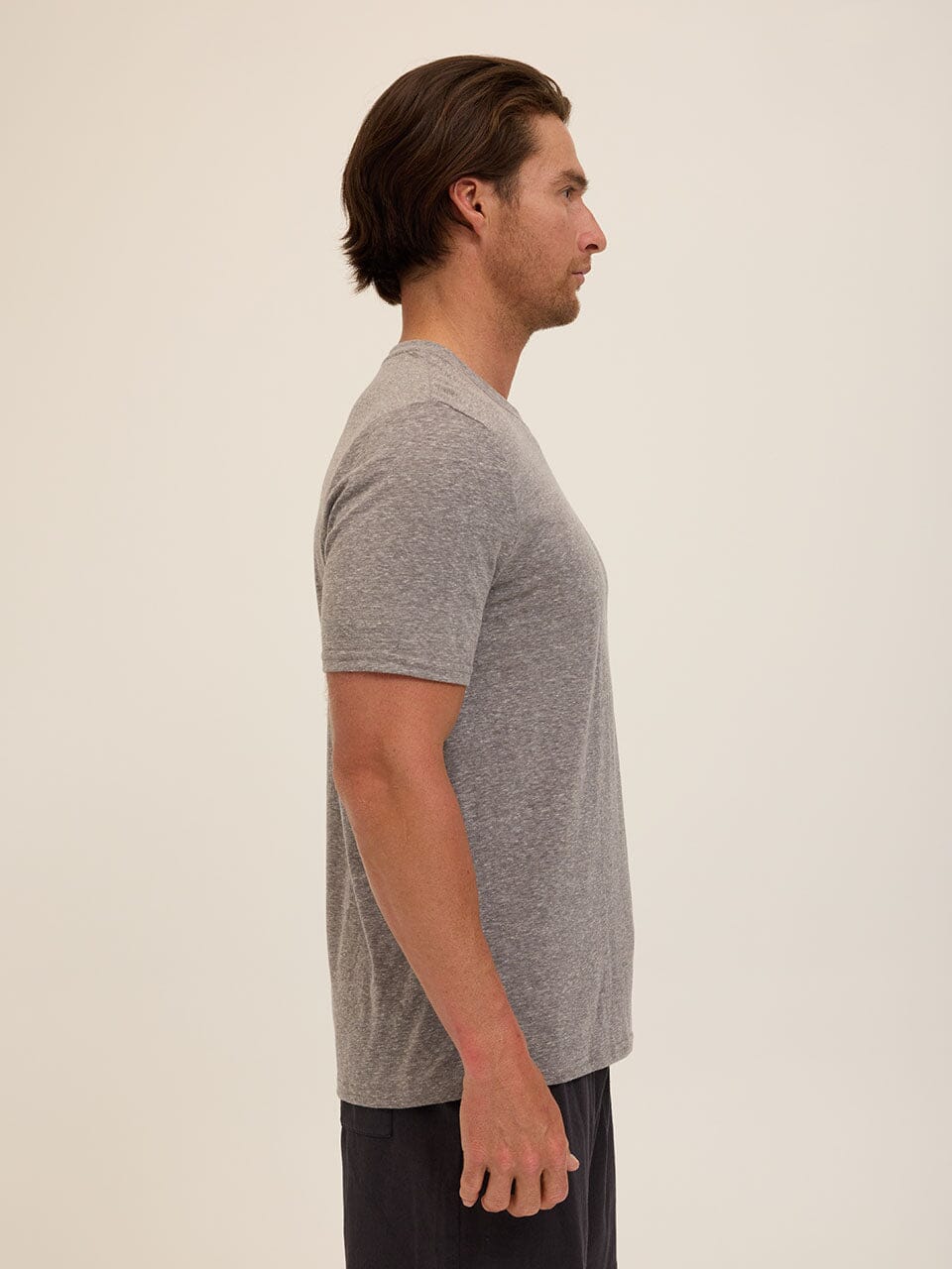 Men's Core Triblend Jersey Crew Neck Tee