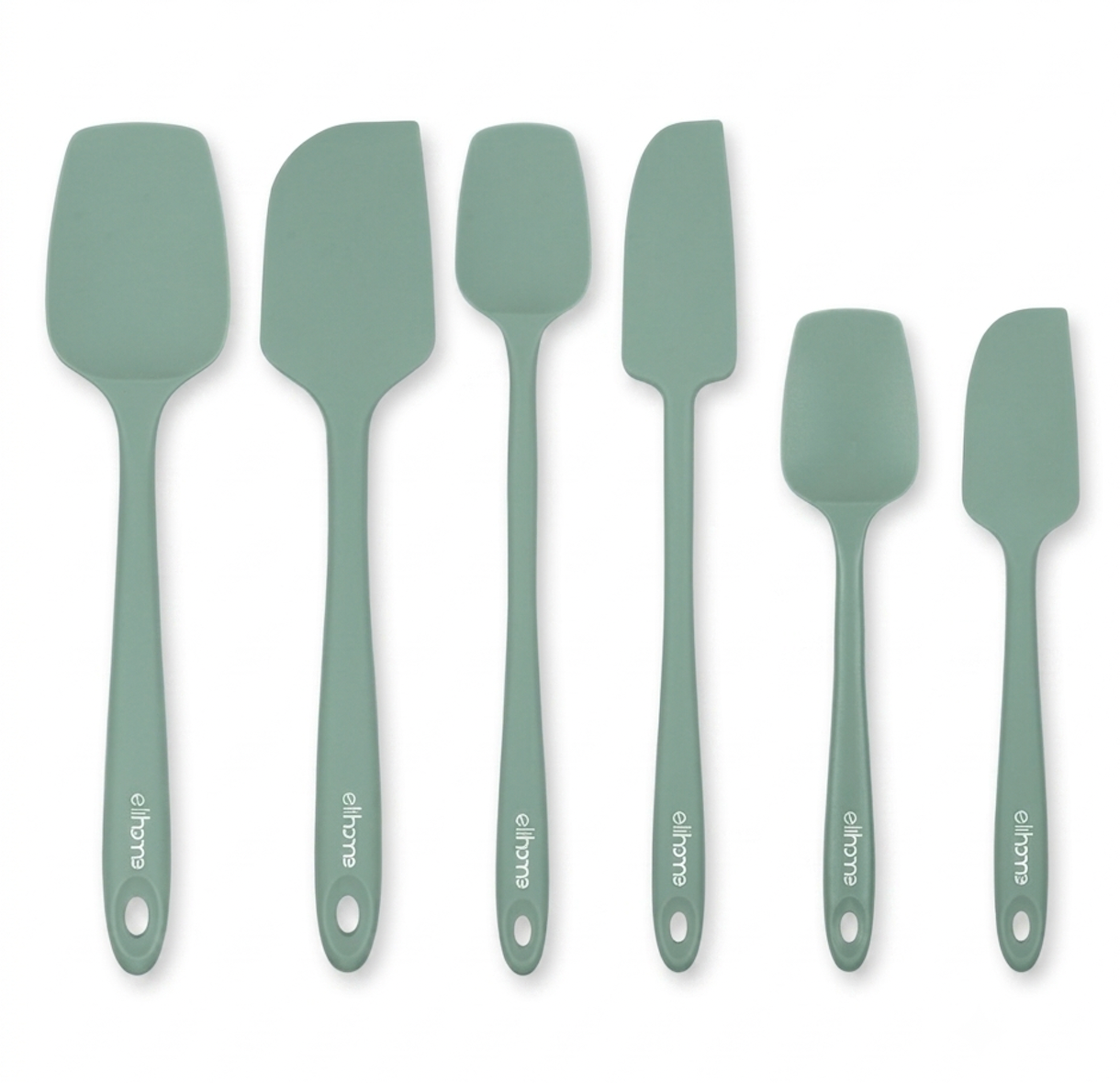 6 Piece Silicone Spatula Set