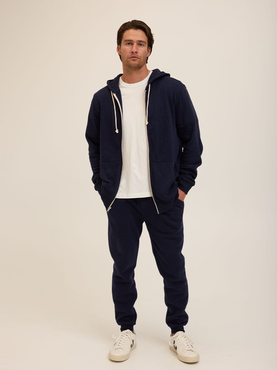Men's Core Triblend Fleece Zip Hoodie