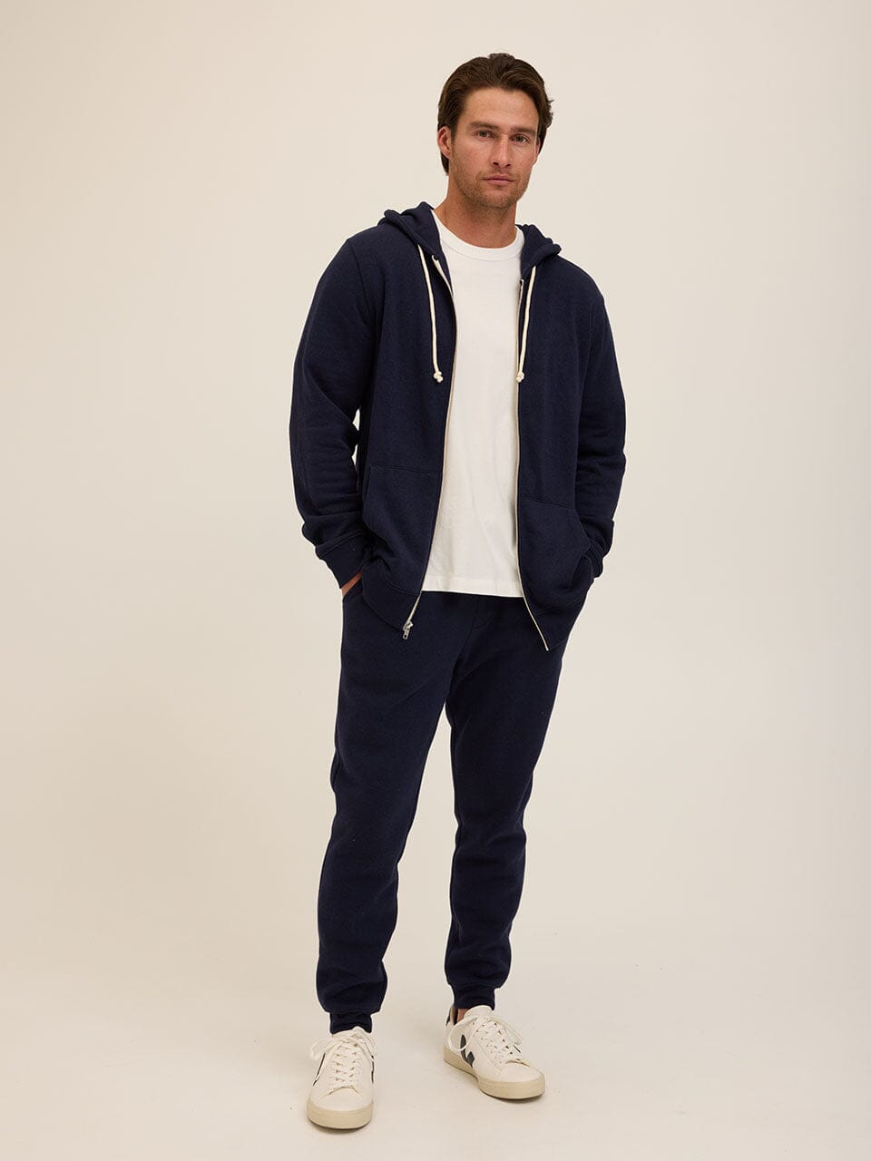 Men's Core Triblend Fleece Zip Hoodie