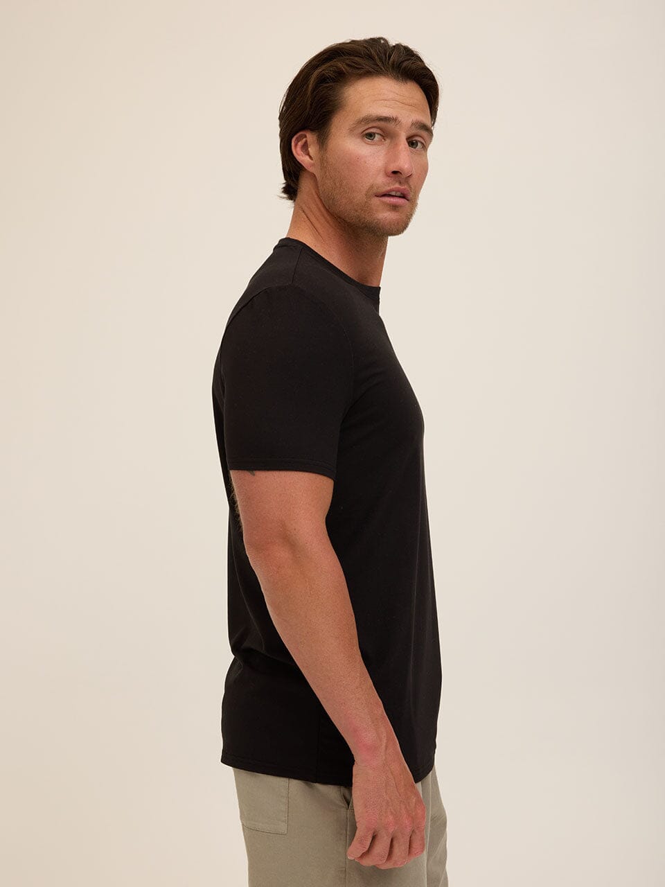 Men's Core Luxe Jersey Crew Neck Tee