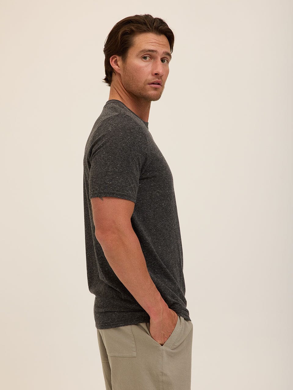 Triblend Crew Neck Tee