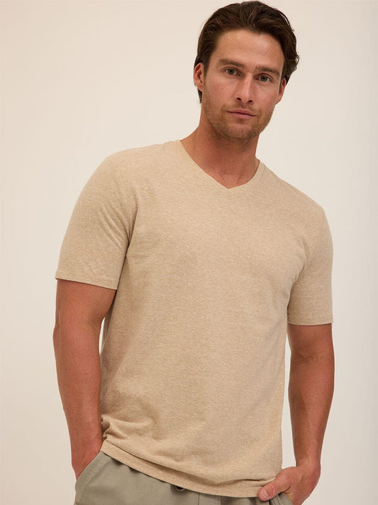 Everyday Triblend Jersey V-Neck tee