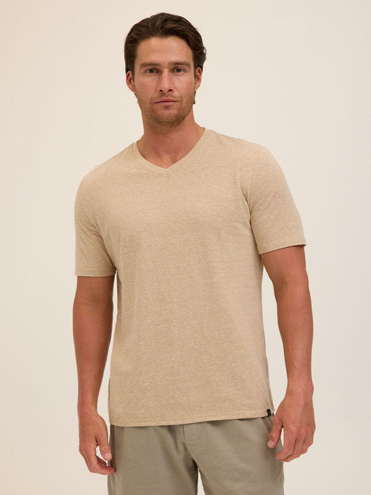 Everyday Triblend Jersey V-Neck tee