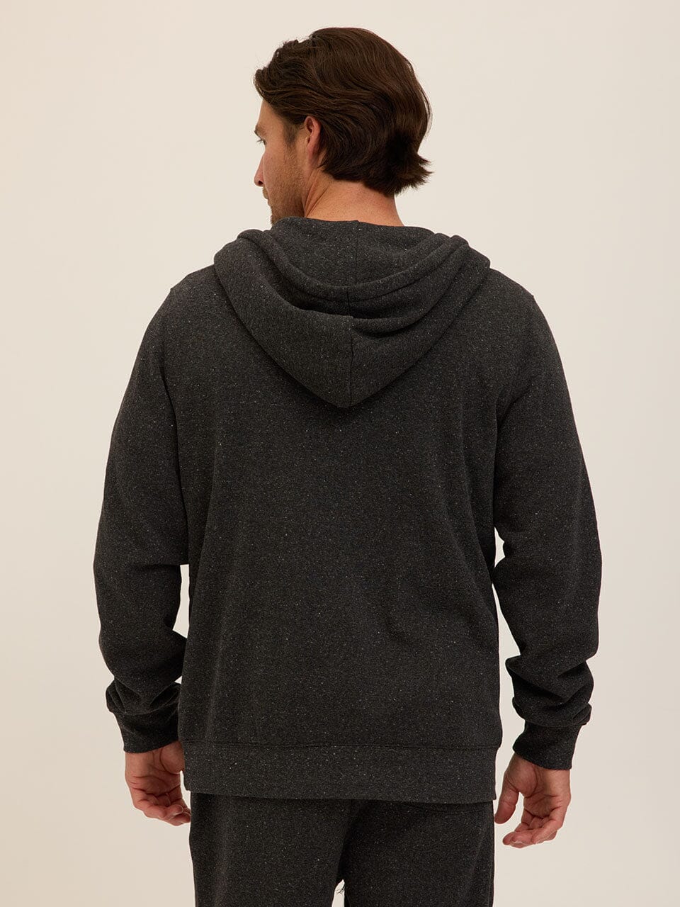 Triblend Zip Fleece Hoodie