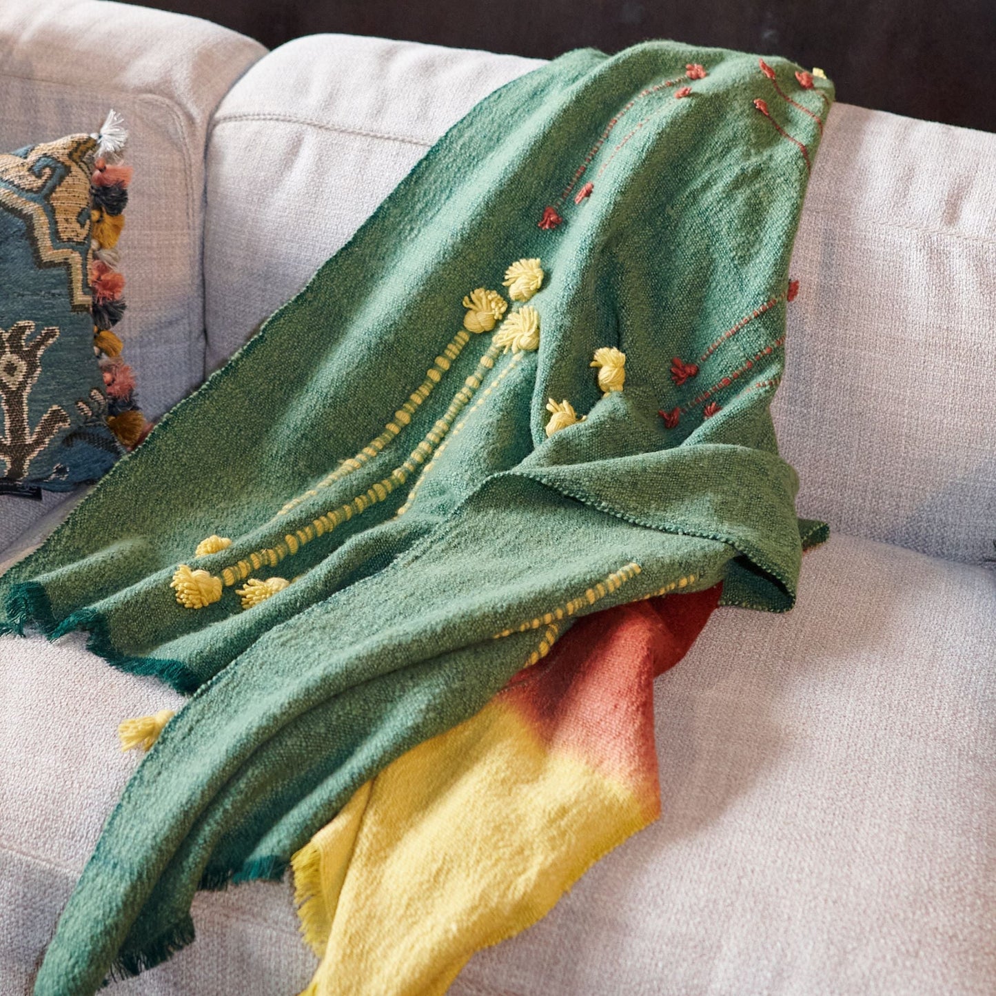 Textured Merino Throw