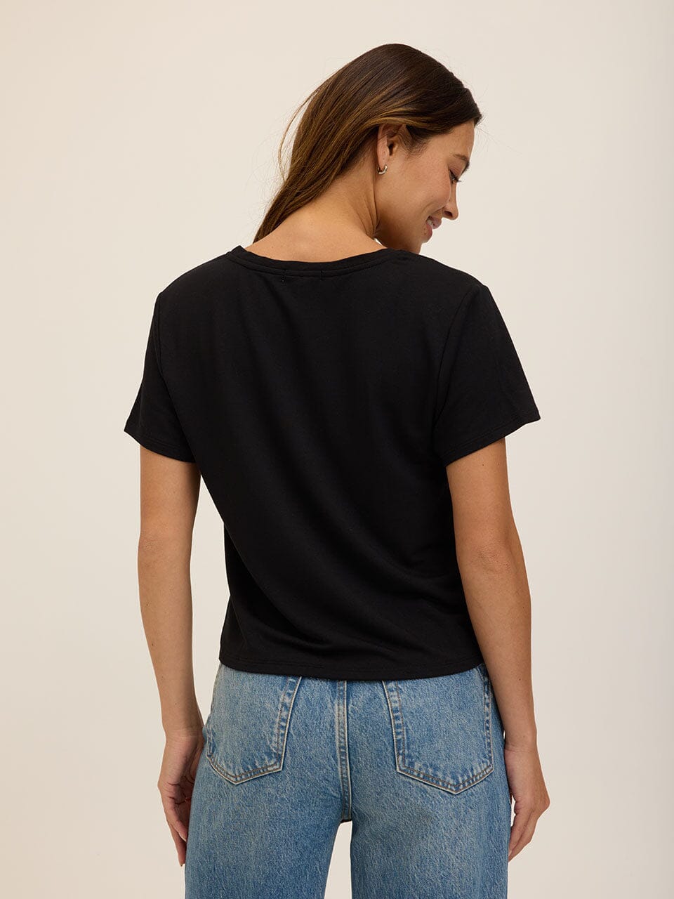 Bettine Modal Terry V-Neck Tee