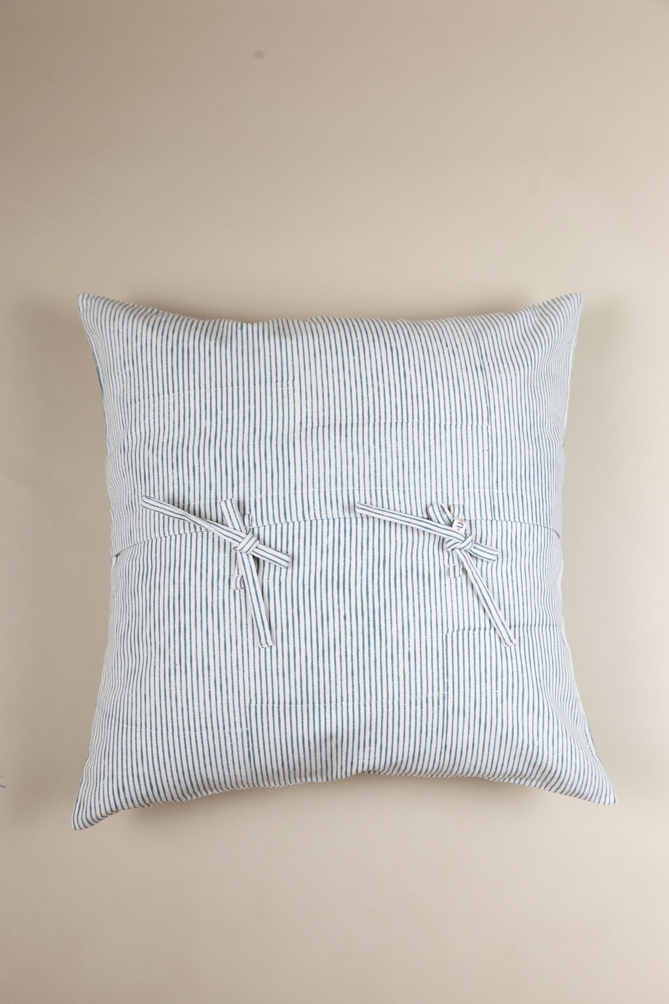 Grey Bliss Block Print Pillow