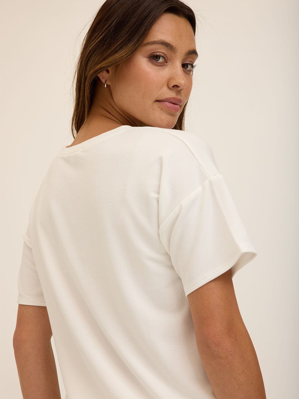 Core Modal Terry Crew Neck Tee