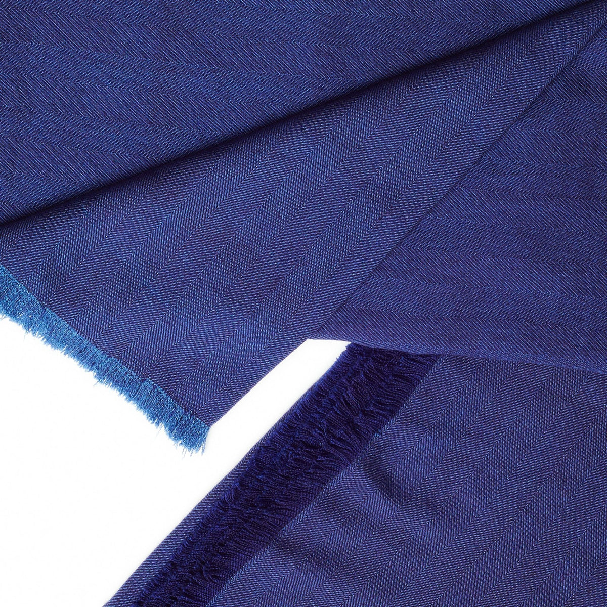 Herringbone Plush Soft Merino Handwoven Throw