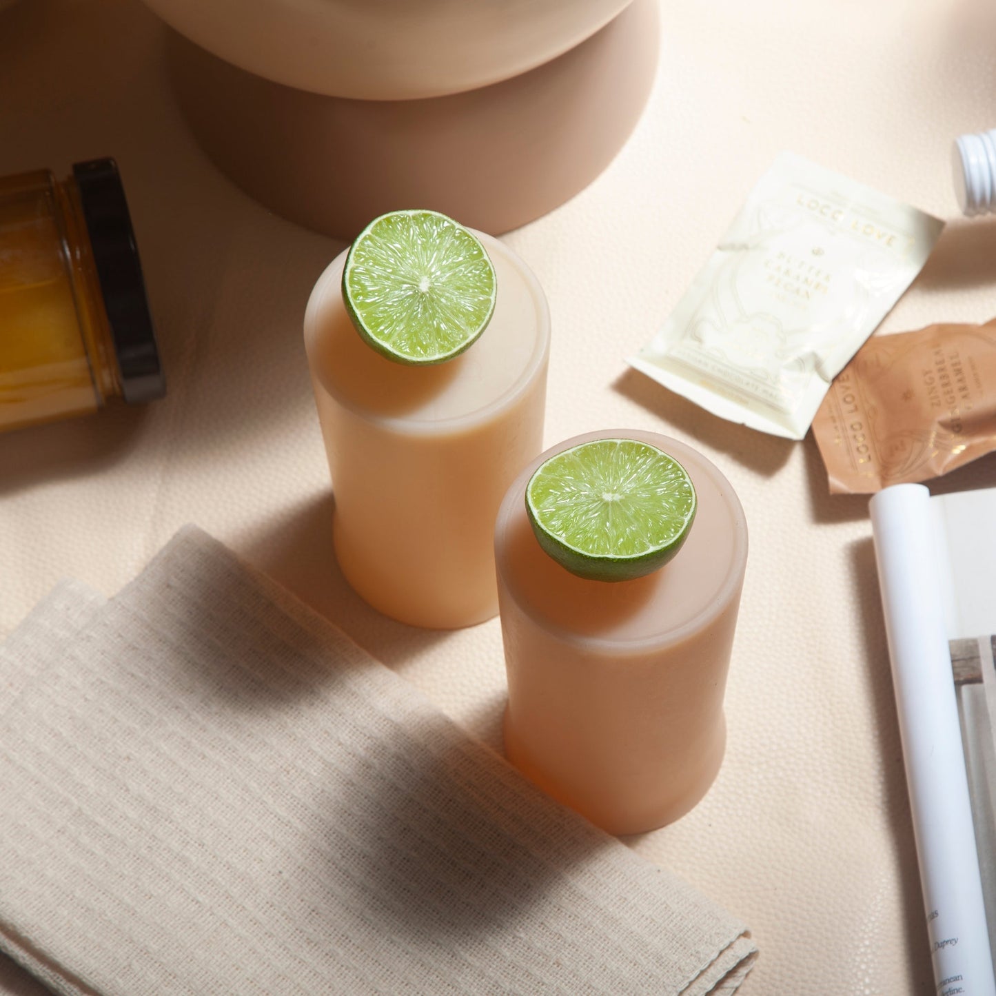 wheat + oat | stegg |  silicone unbreakable highball glasses
