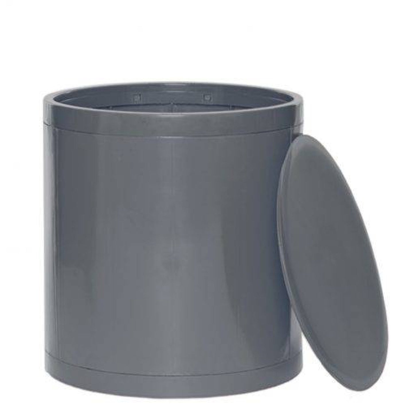 Otto Storage Stool | Round Plastic Storage Ottoman Solid