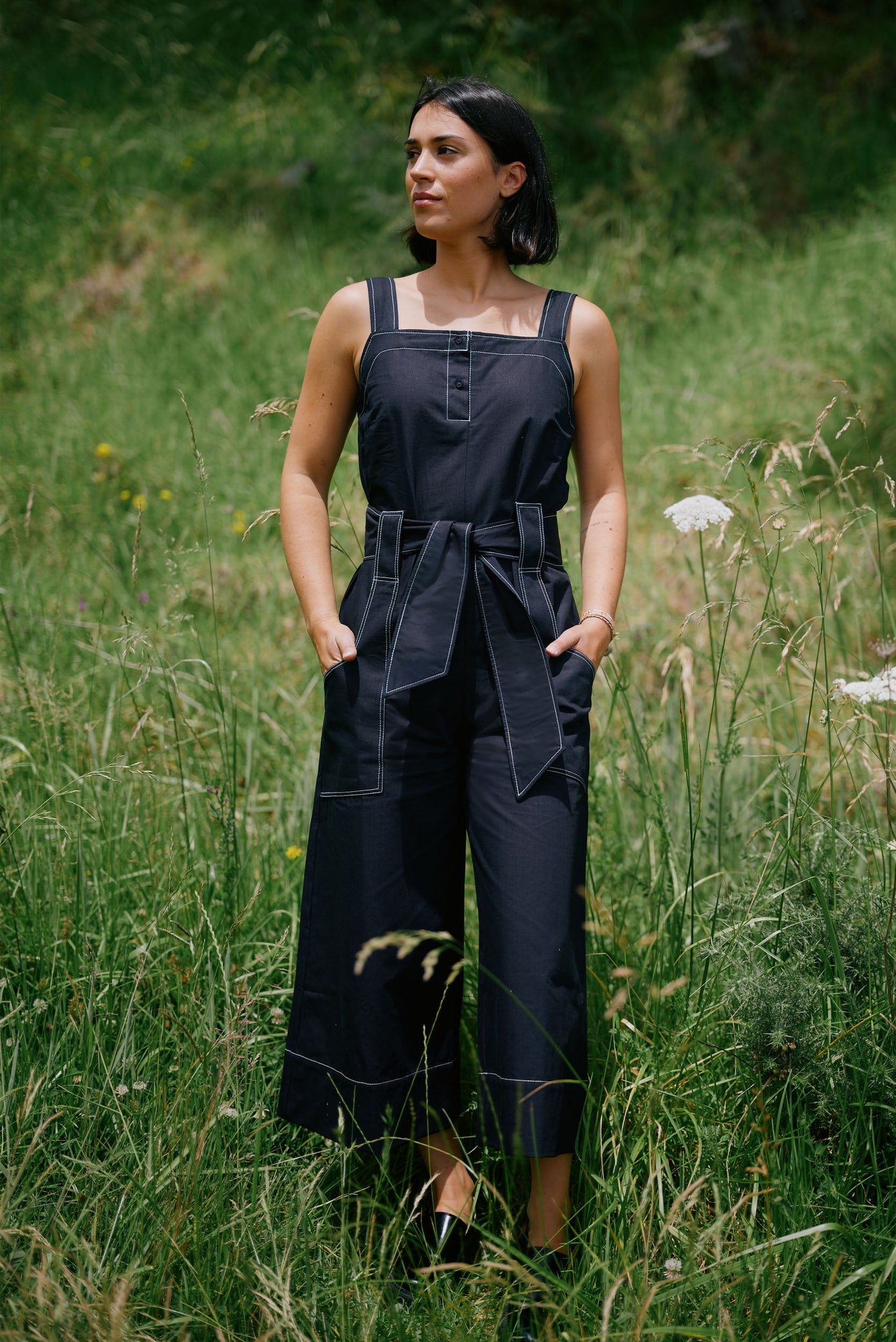 Goldie Jumpsuit | Indigo