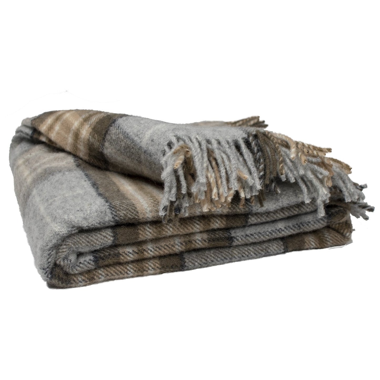 Highland Tweeds Pure New Wool Fluffy Throw - McKellar