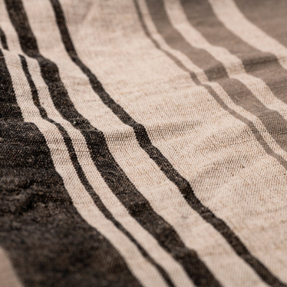 Cotton Jute Stripe Apron