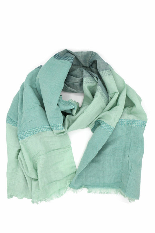 Woven Ocean Block Scarf
