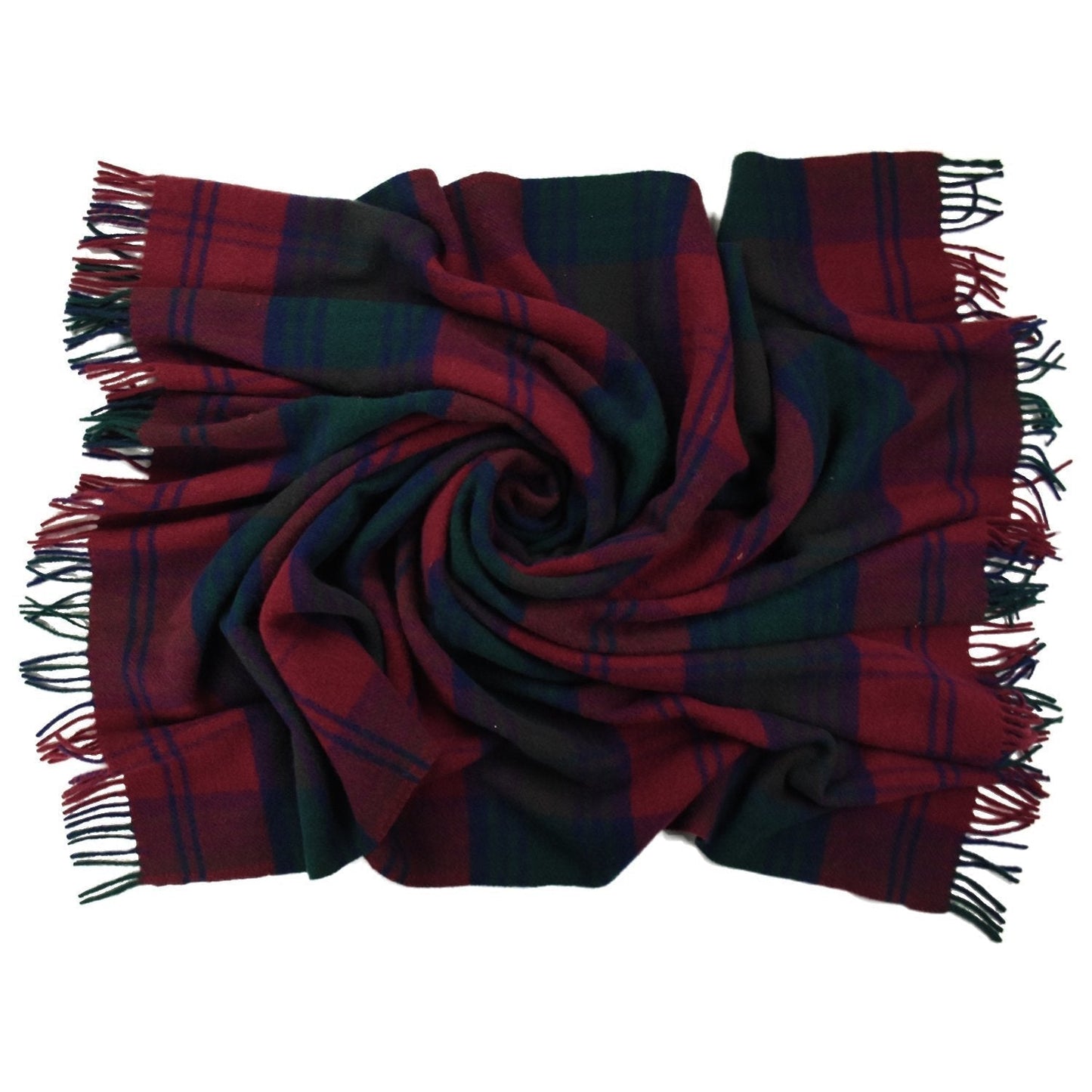 Highland Tweeds Pure New Wool  Fluffy Throw - Lindsay