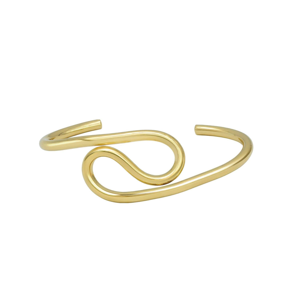 Spiral Wrap Brass Bracelet | Milele