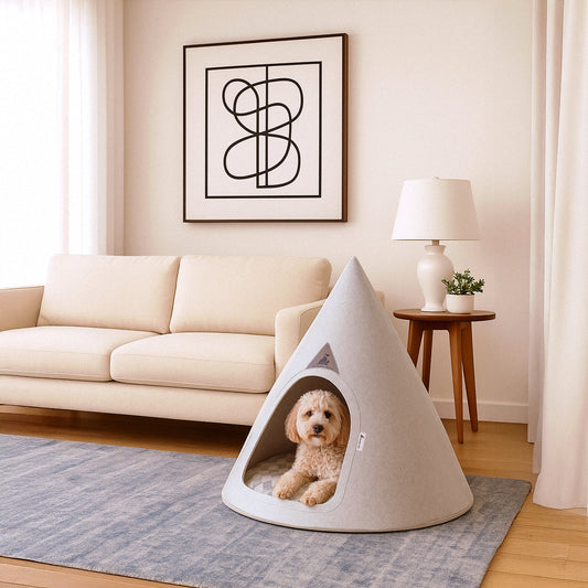 Nooee Pet Cave Molly (XL) – Cream